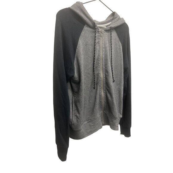 Sundry Gray Raglan Zip Hoodie - Picture 6 of 9